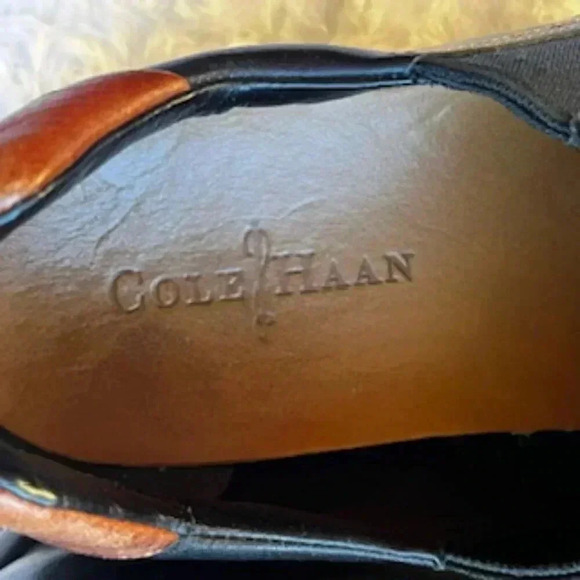 Cole Haan Black Leather Slip On Loafers Men’s Size 9.5 EUC - Picture 9 of 13